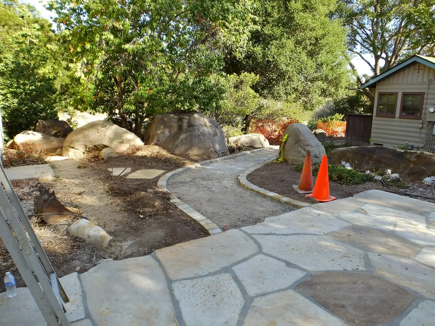 Home Demonstration Garden Renovation, view 4, north side of Cottage