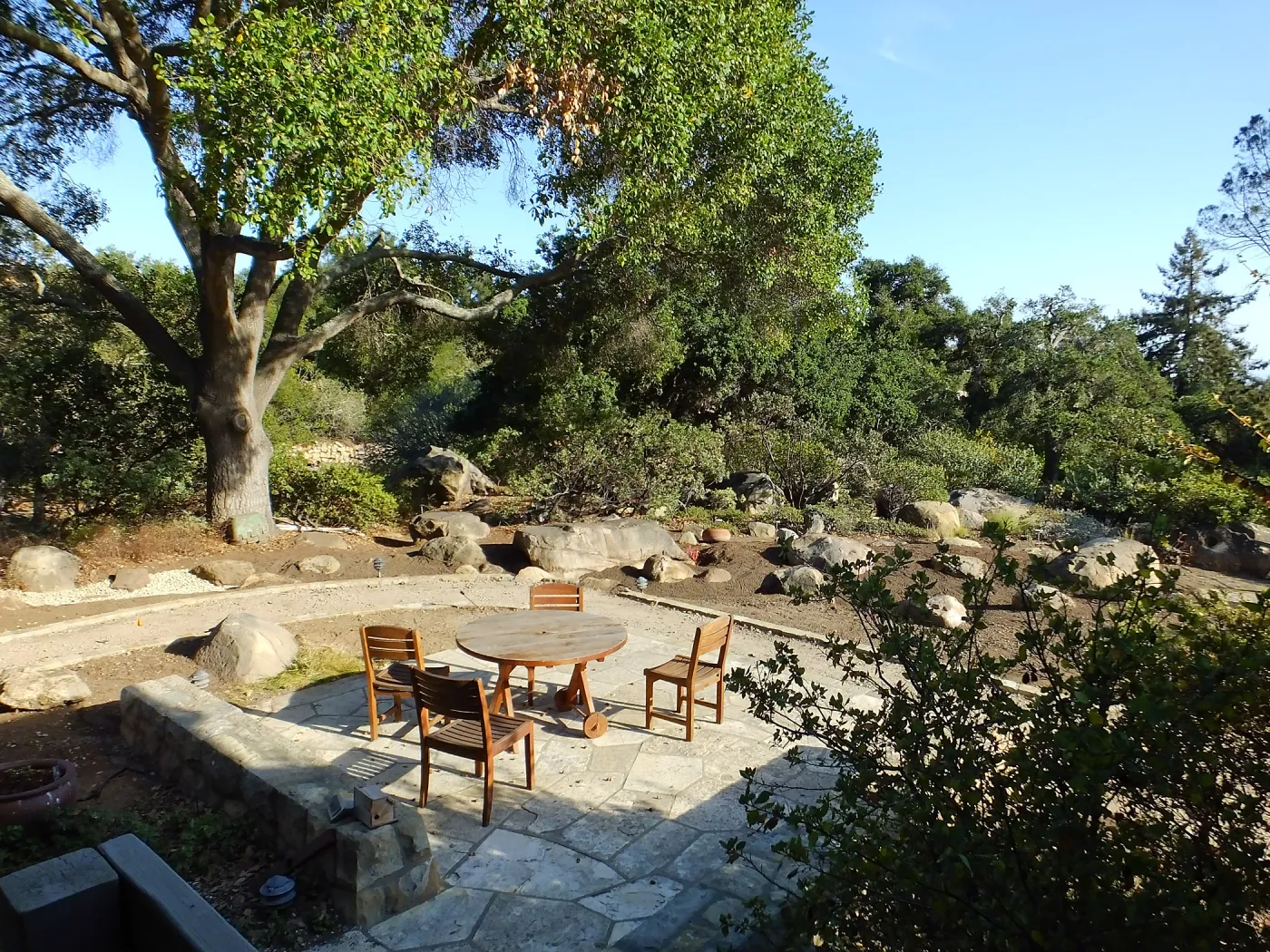 Home Demonstration Garden Renovation, view 20, looking southeast from south entrance of Cottage
