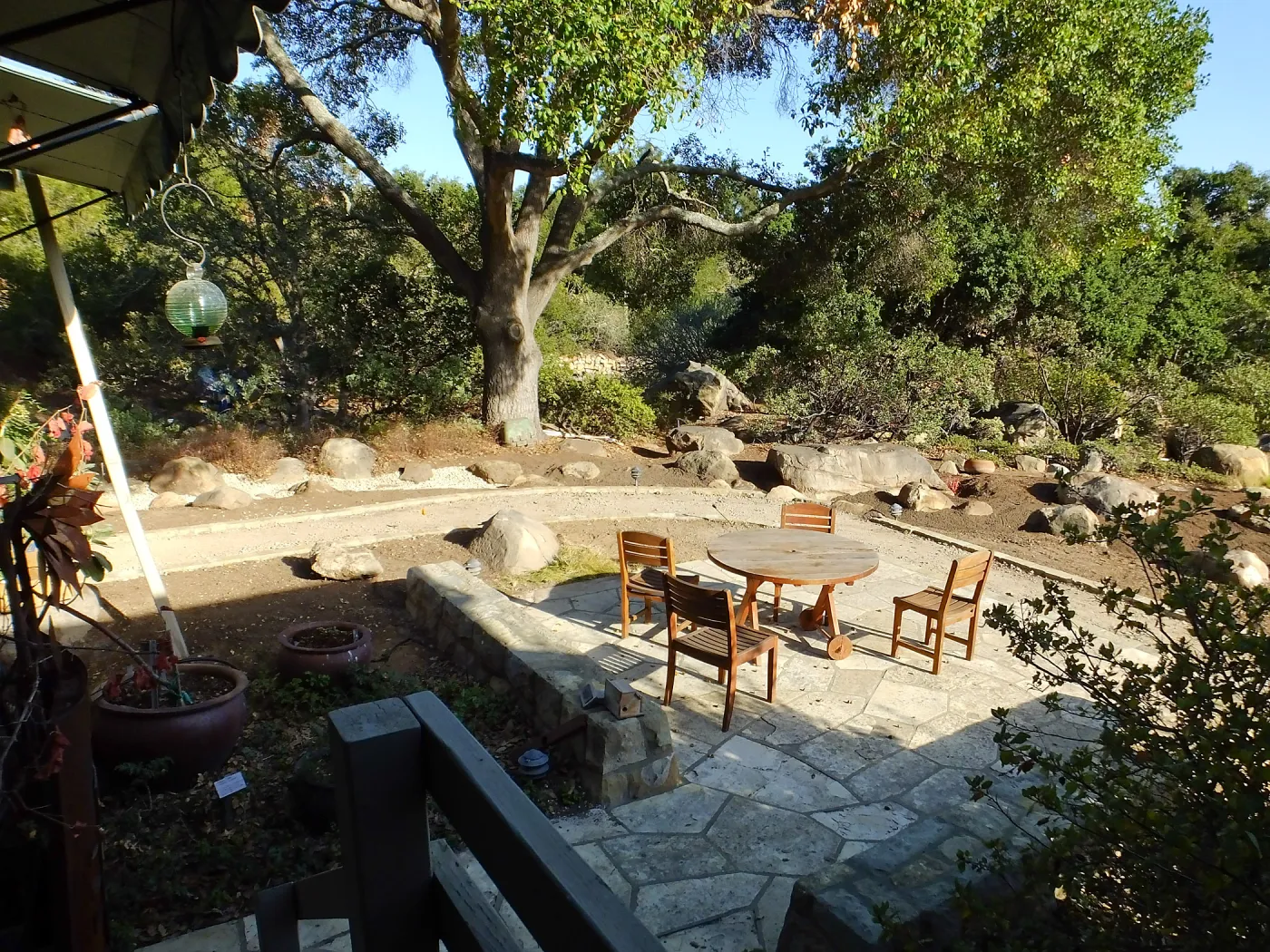 Home Demonstration Garden Renovation, view 19, looking southeast from south entrance of Cottage