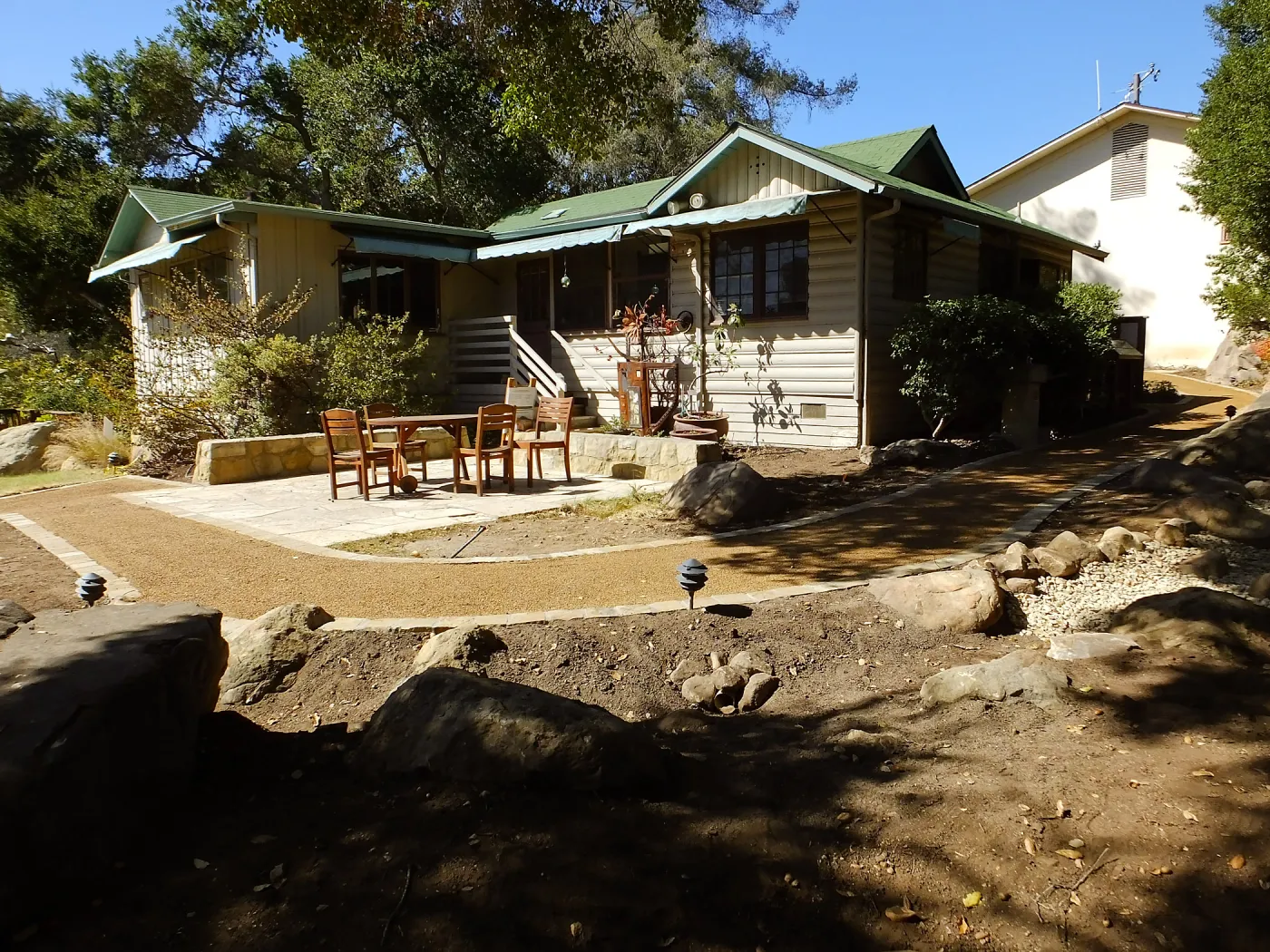 Home Demonstration Garden Renovation, view 13, looking towards southeast corner of Cottage