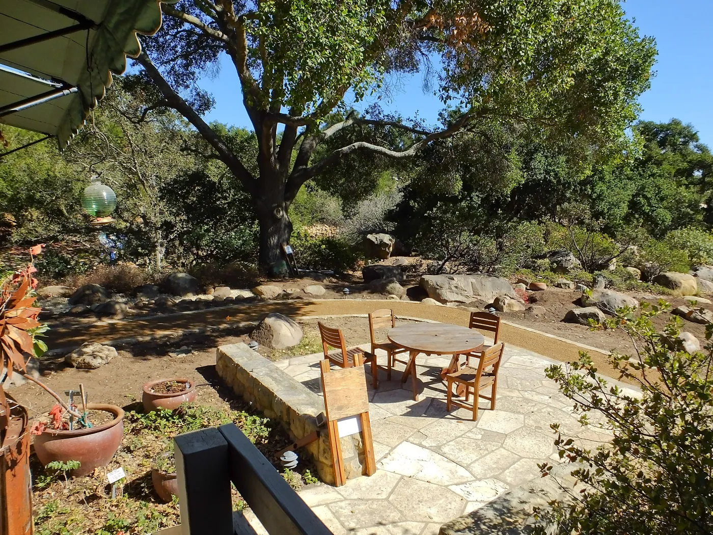 Home Demonstration Garden Renovation, view 19, looking southeast from south entrance of Cottage
