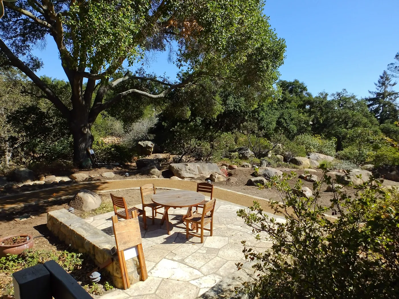 Home Demonstration Garden Renovation, view 20, looking southeast from south entrance of Cottage