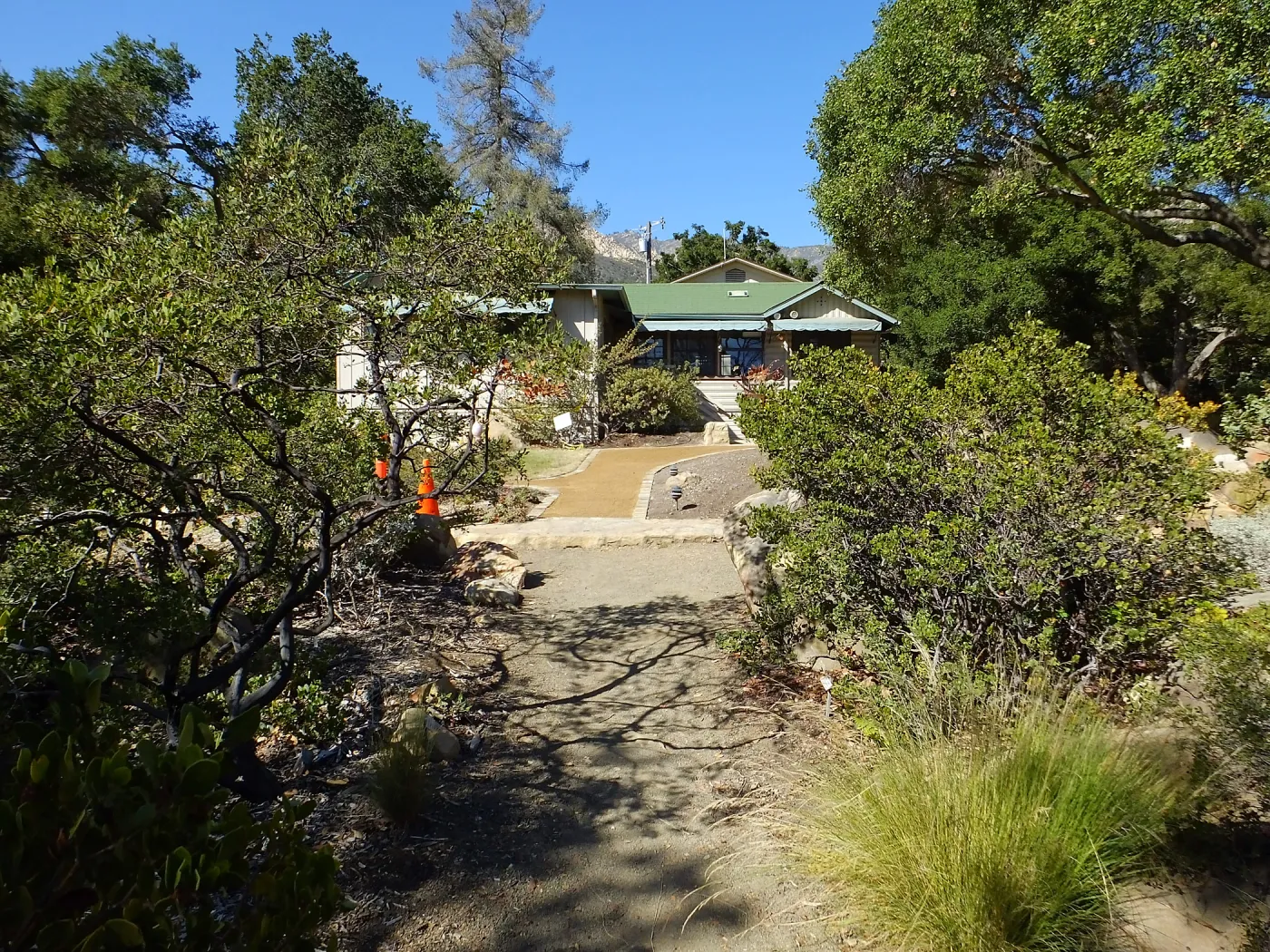 Home Demonstration Garden Renovation, view 24, south side of Cottage