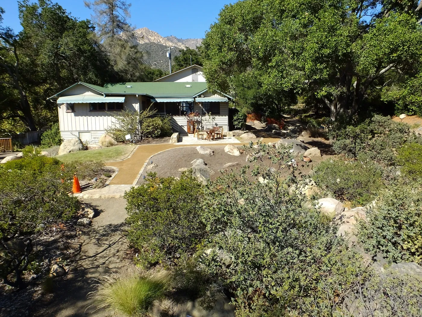 Home Demonstration Garden Renovation, view 25, south side of Cottage