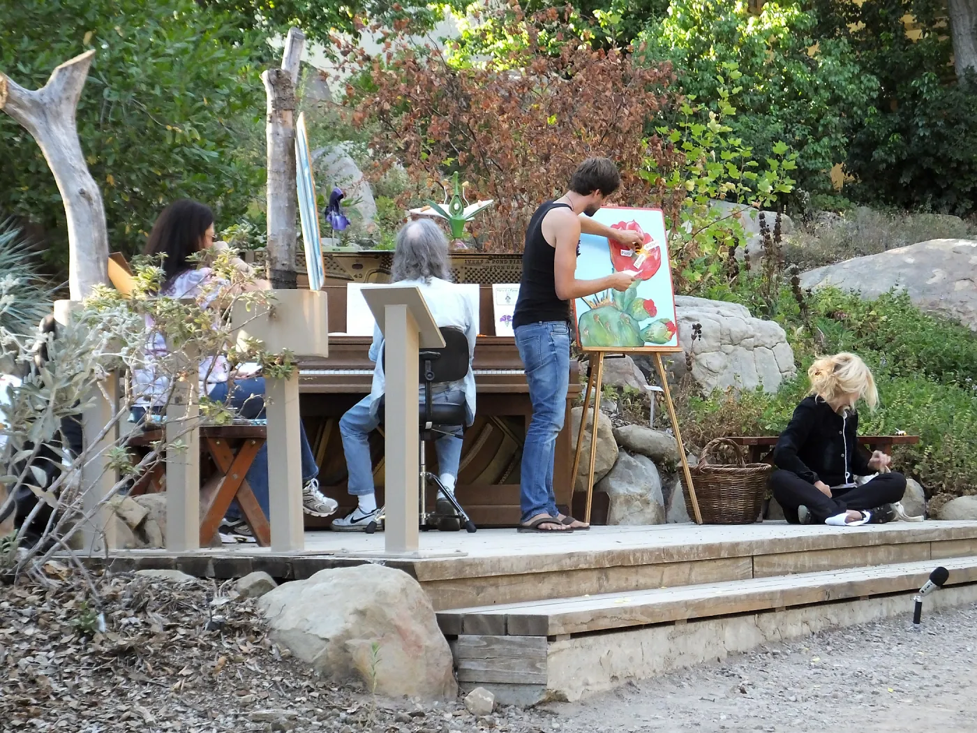 Trails n Tails 2014, Plant Reproduction Play rehearsal