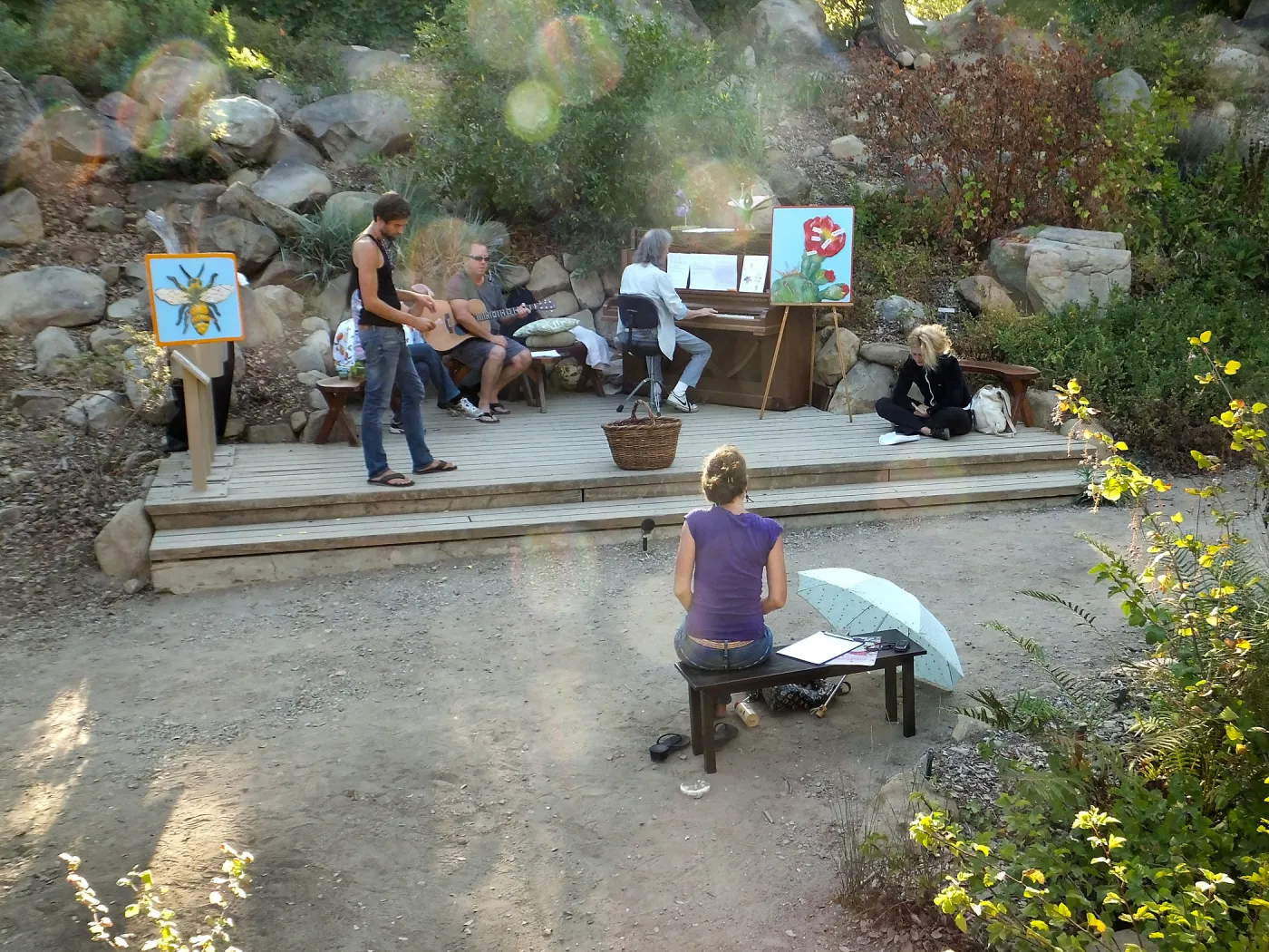 Trails n Tails 2014, Plant Reproduction Play rehearsal