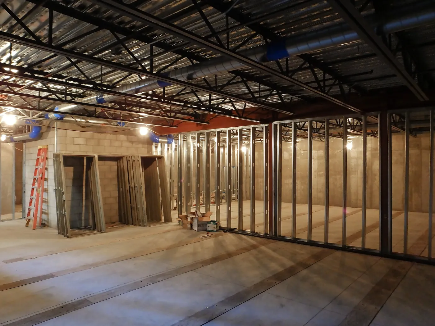 Pritzlaff Conservation Center Construction, looking southwest across Herbarium area