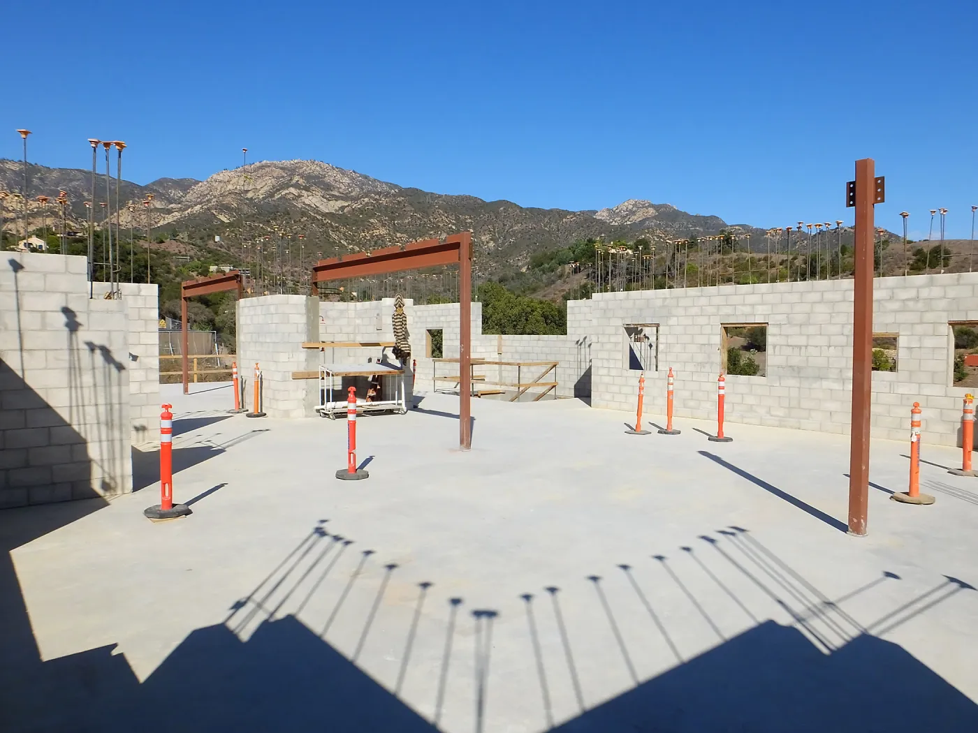Pritzlaff Conservation Center Construction, looking northeast across Conference/Training area