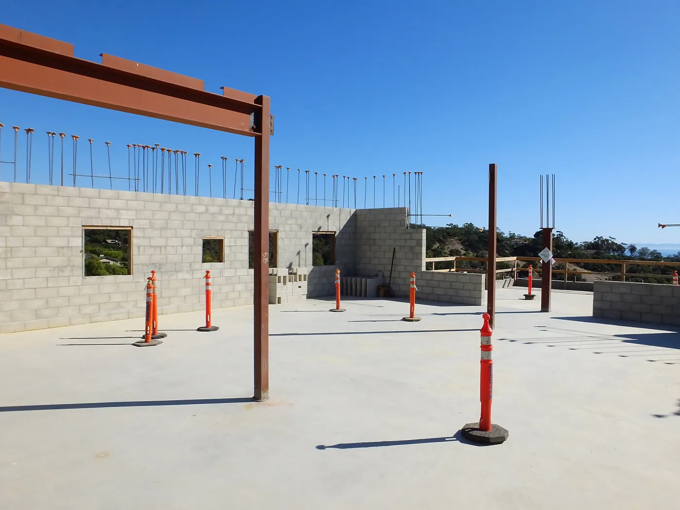 Pritzlaff Conservation Center Construction, looking southeast across Conference/Training area