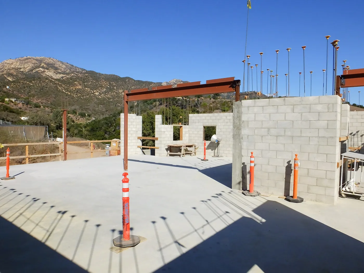Pritzlaff Conservation Center Construction, looking northeast across Administrative office area