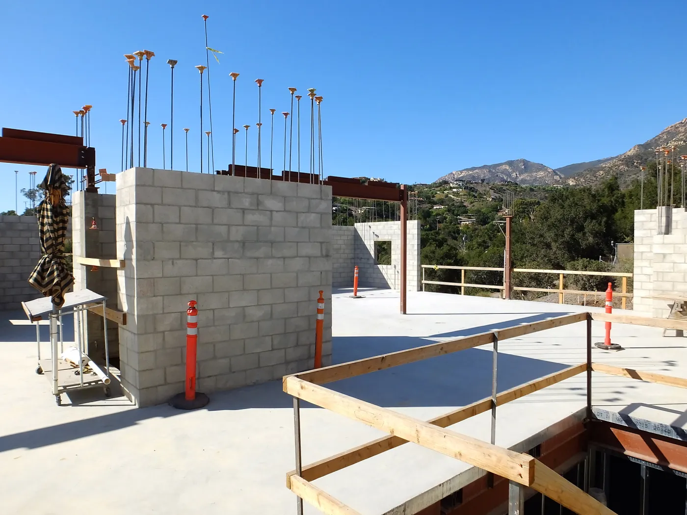 Pritzlaff Conservation Center Construction, looking northwest across Administrative office area