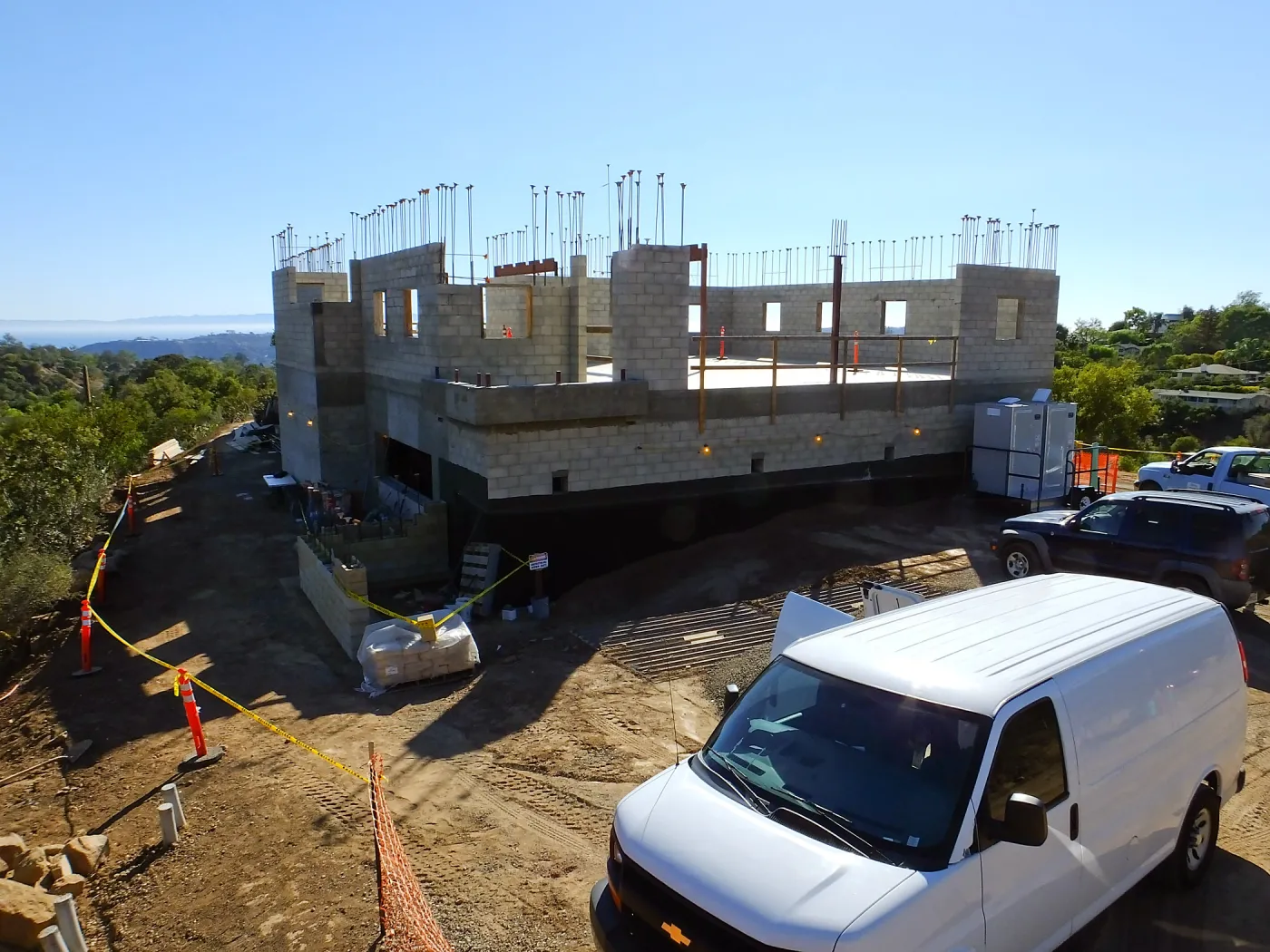 Pritzlaff Conservation Center Construction, exterior looking southwest