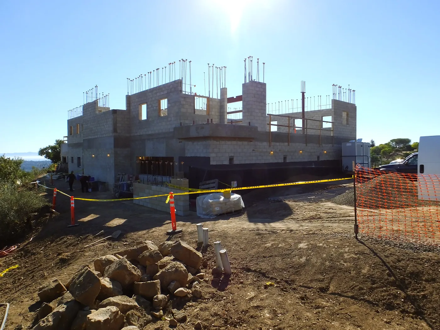 Pritzlaff Conservation Center Construction, exterior looking southwest