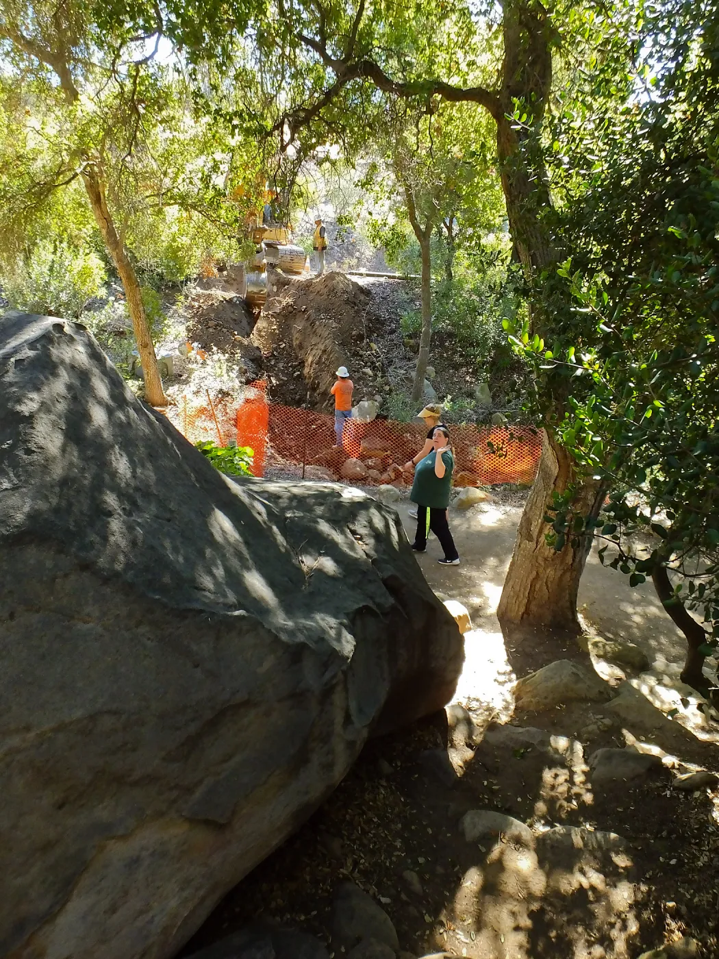Pritzlaff Conservation Center Construction, Storm Drain installation, Arroyo