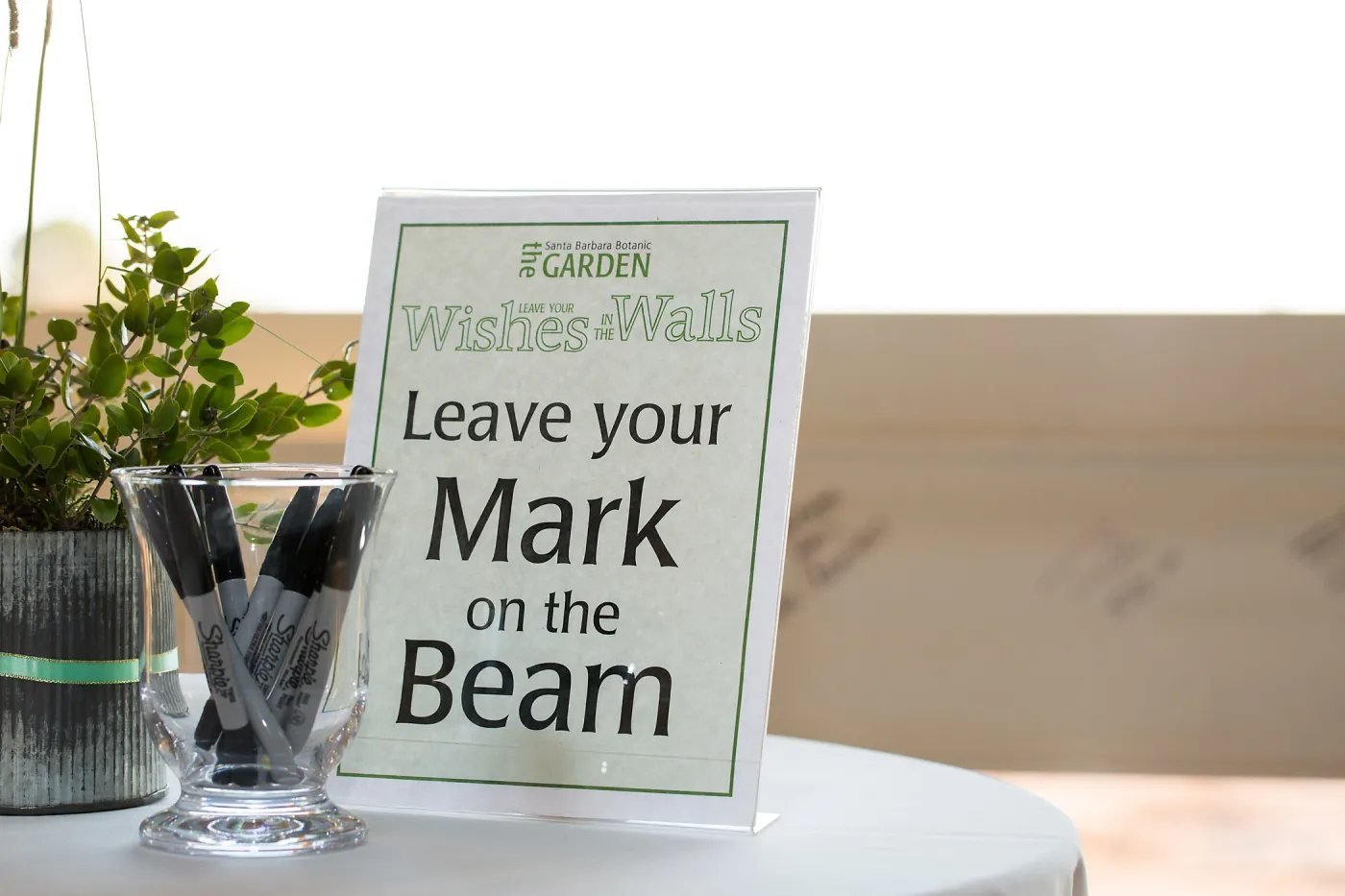 Pritzlaff Conservation Center, Wishes in the Walls event, beam signing