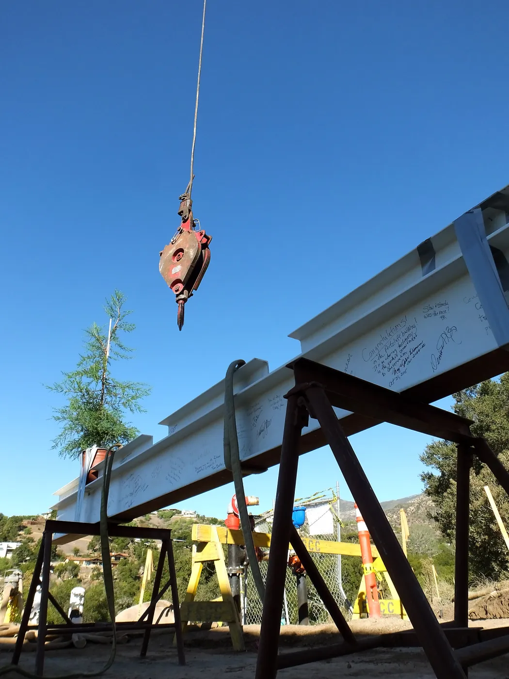 Pritzlaff Conservation Center Construction, Topping Off