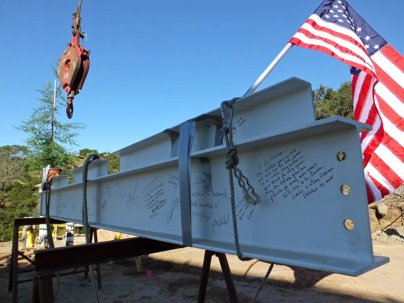 Pritzlaff Conservation Center Construction, Topping Off
