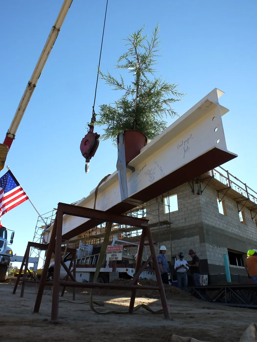Pritzlaff Conservation Center Construction, Topping Off