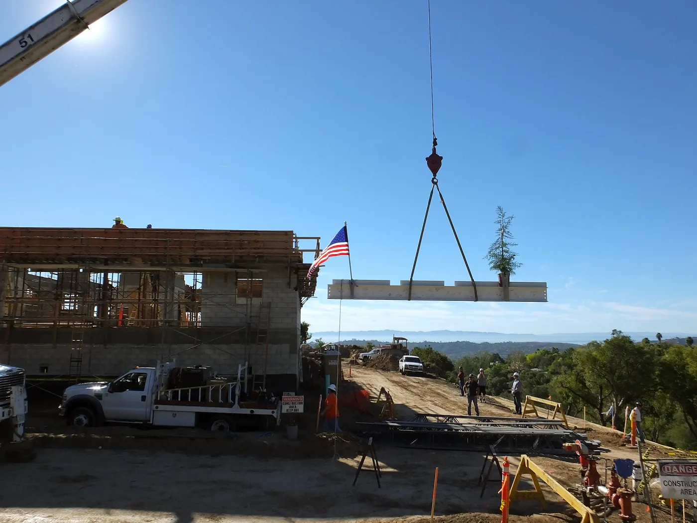 Pritzlaff Conservation Center Construction, Topping Off