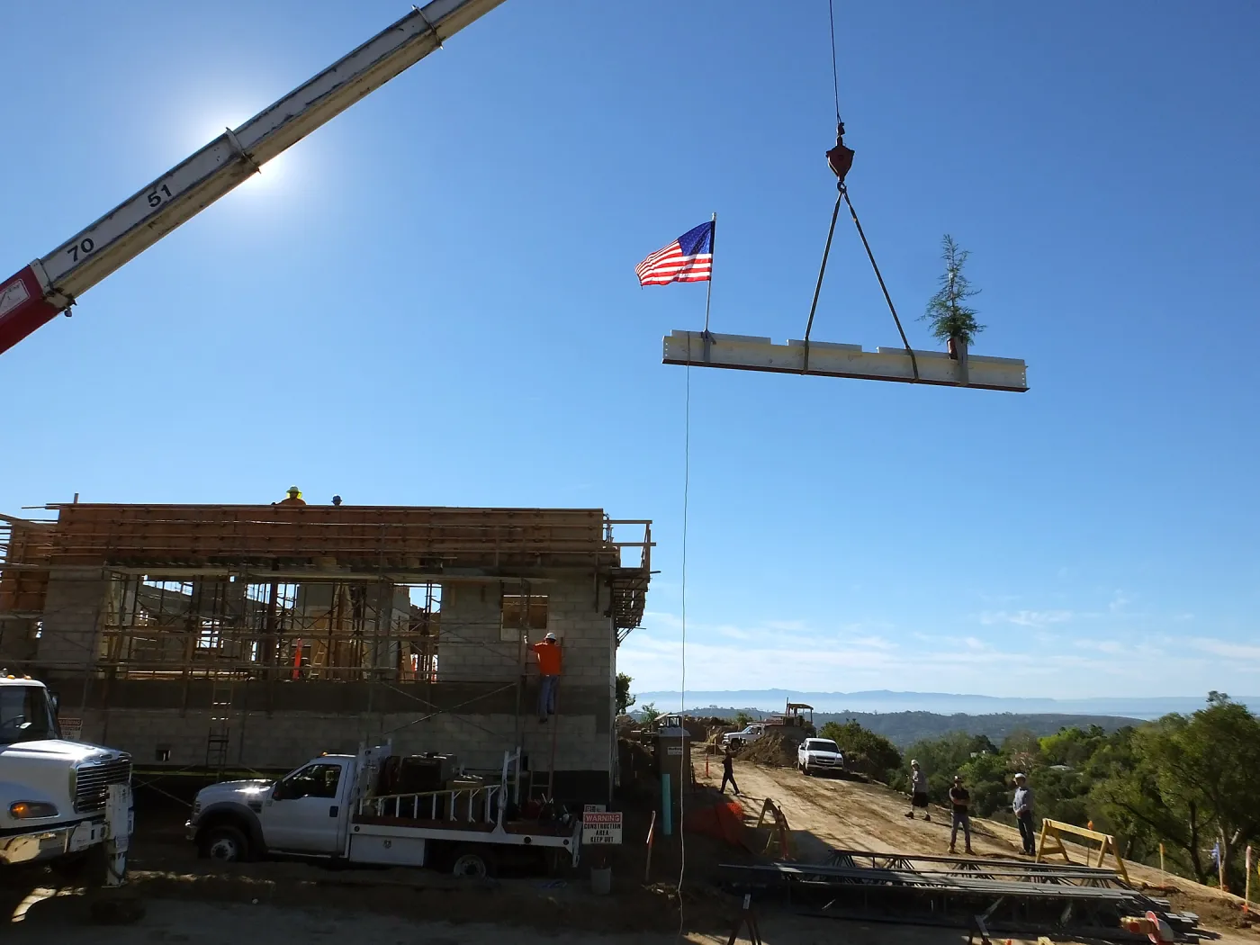 Pritzlaff Conservation Center Construction, Topping Off