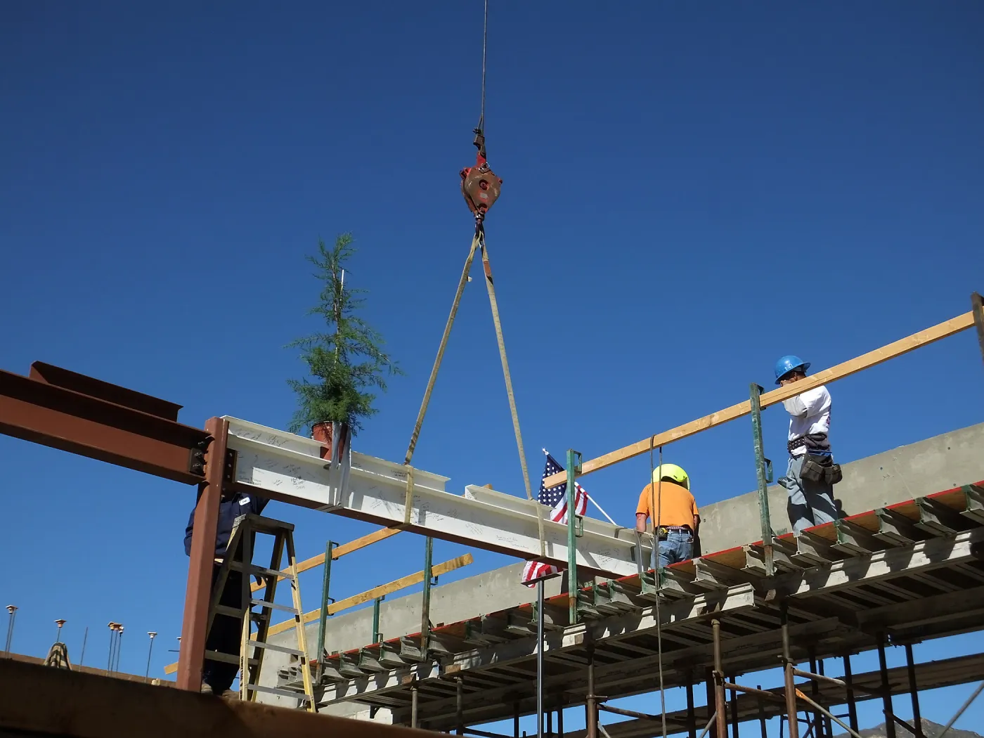 Pritzlaff Conservation Center Construction, Topping Off