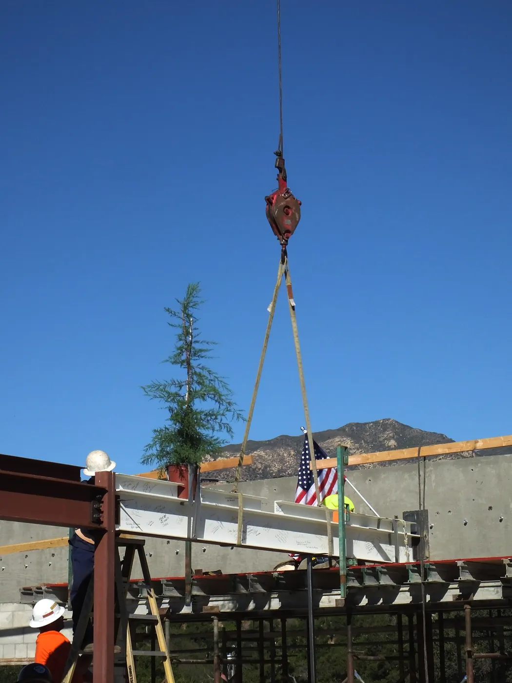 Pritzlaff Conservation Center Construction, Topping Off