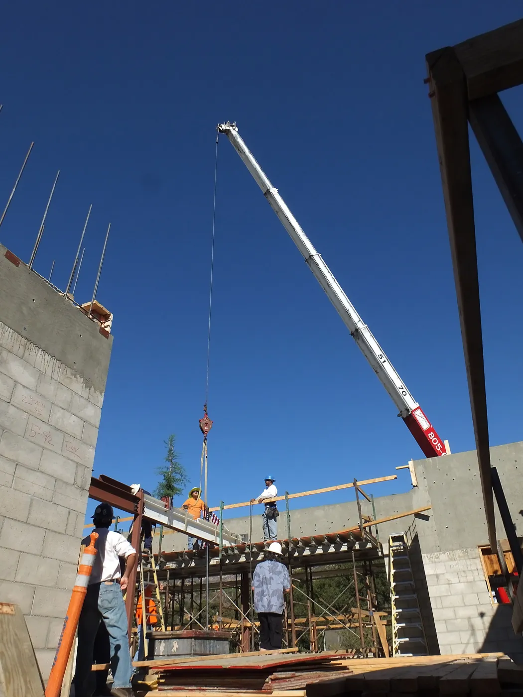 Pritzlaff Conservation Center Construction, Topping Off