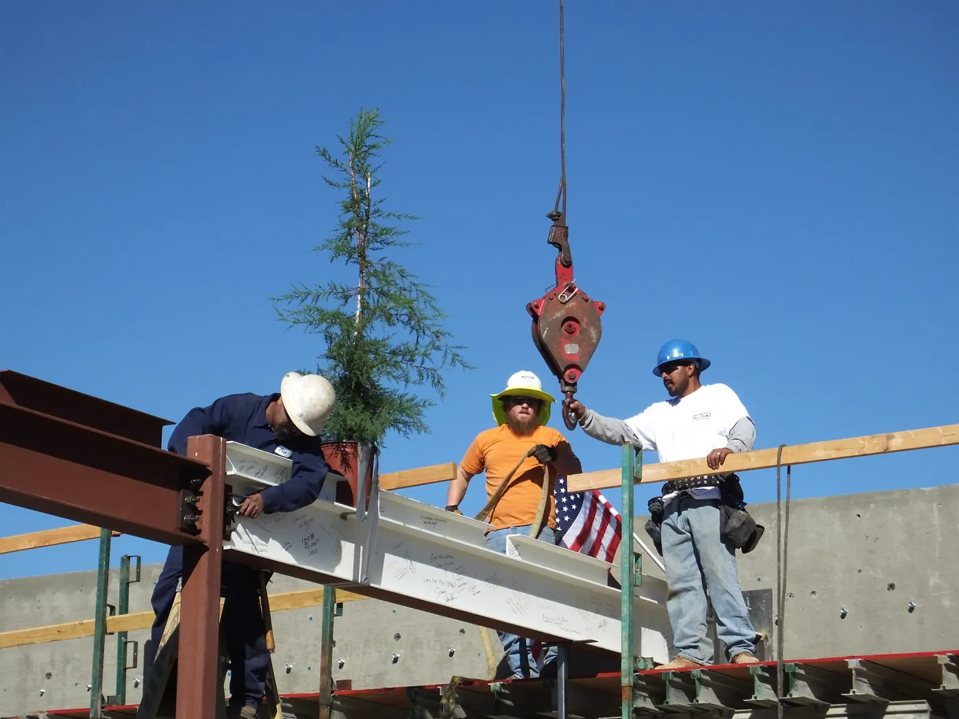Pritzlaff Conservation Center Construction, Topping Off