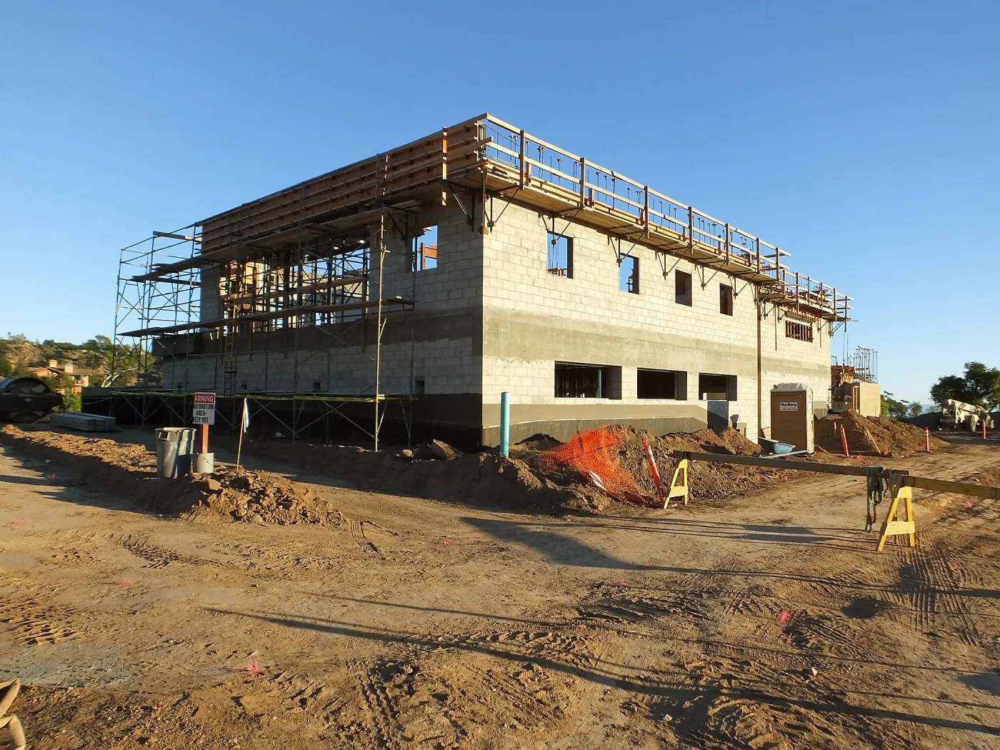 Pritzlaff Conservation Center Construction, exterior looking southeast