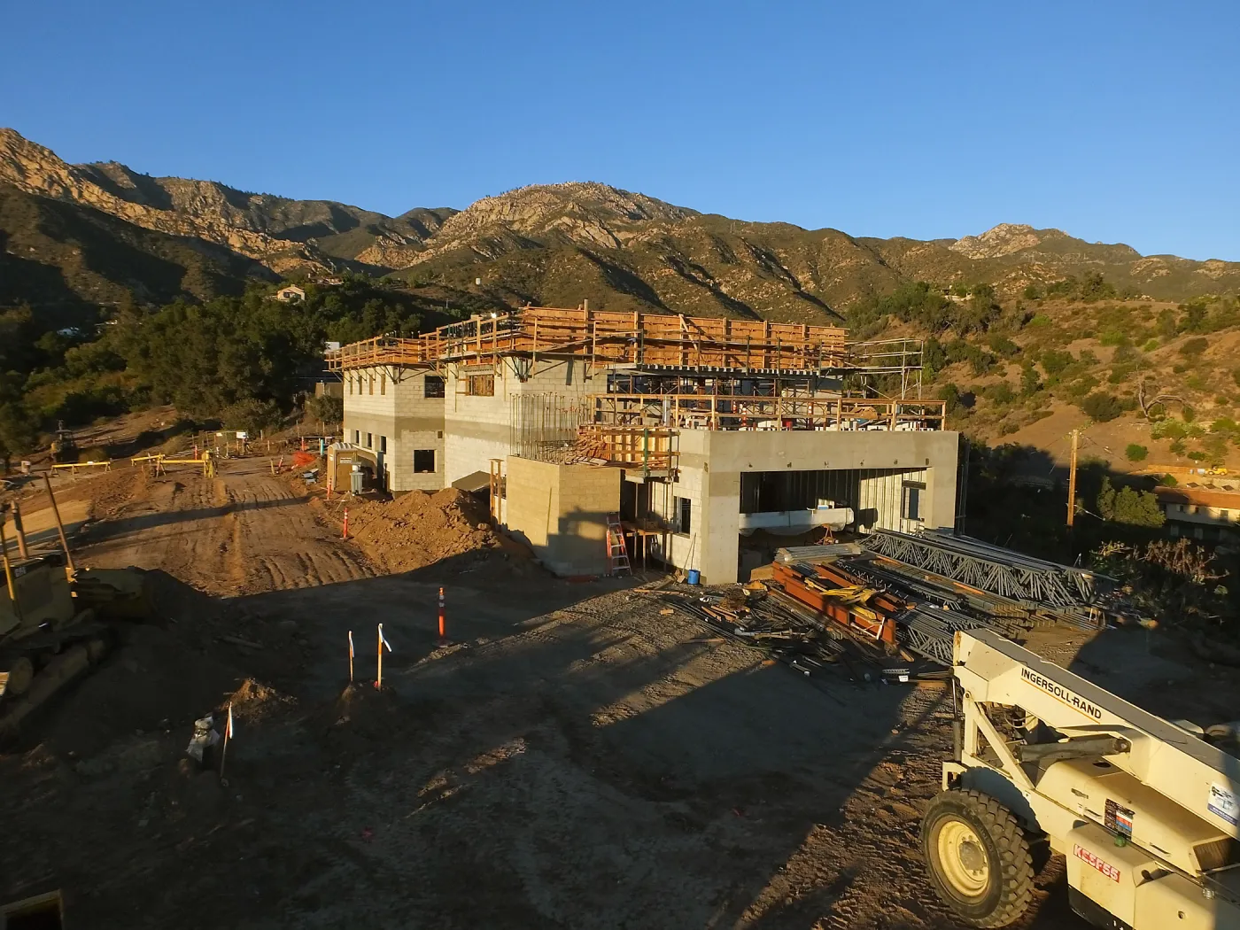Pritzlaff Conservation Center Construction, exterior looking northeast