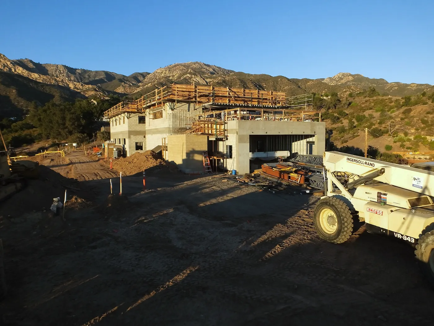 Pritzlaff Conservation Center Construction, exterior looking northeast