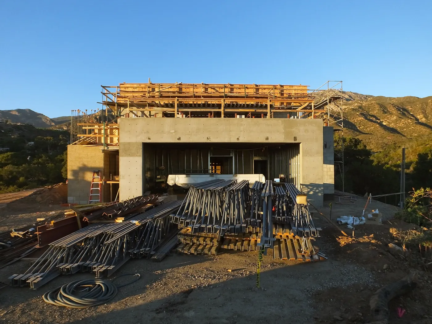 Pritzlaff Conservation Center Construction, south wall