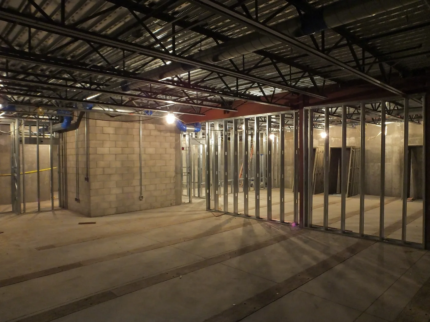 Pritzlaff Conservation Center Construction, looking southwest across Herbarium area