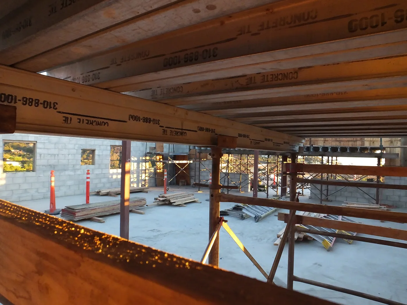 Pritzlaff Conservation Center Construction, looking southeast across Conference/Training area
