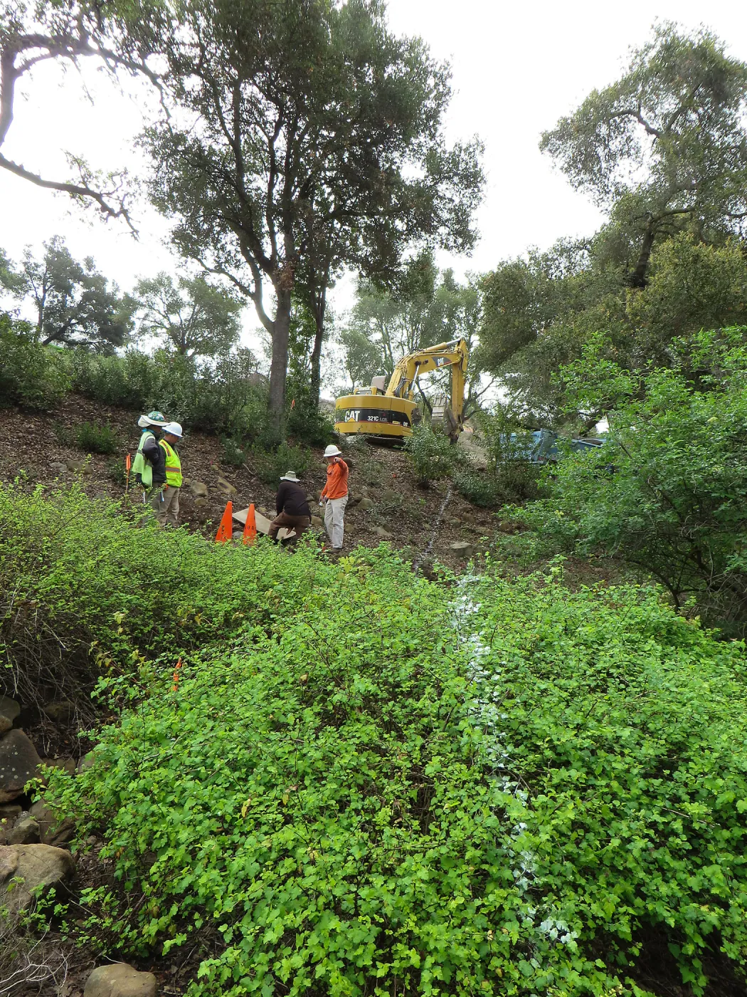 Sewer work