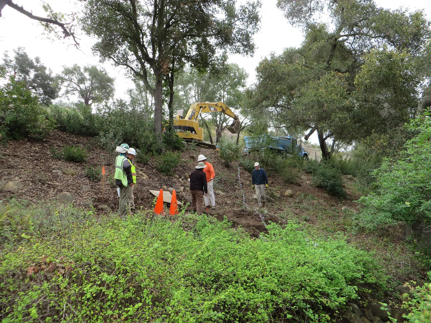 Sewer work