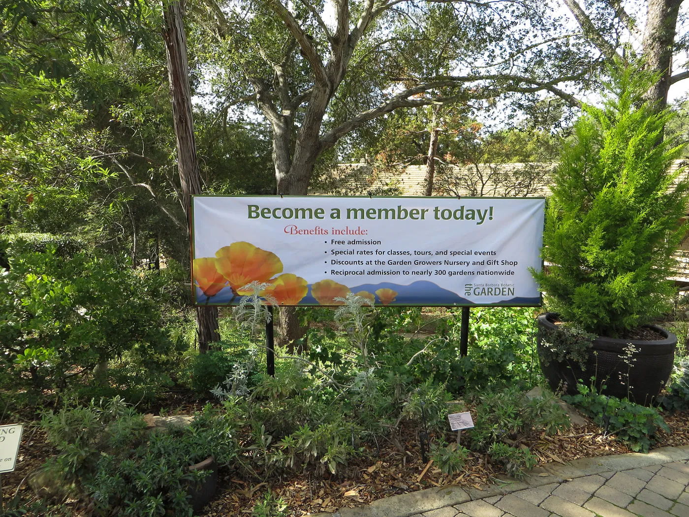 Garden entrance