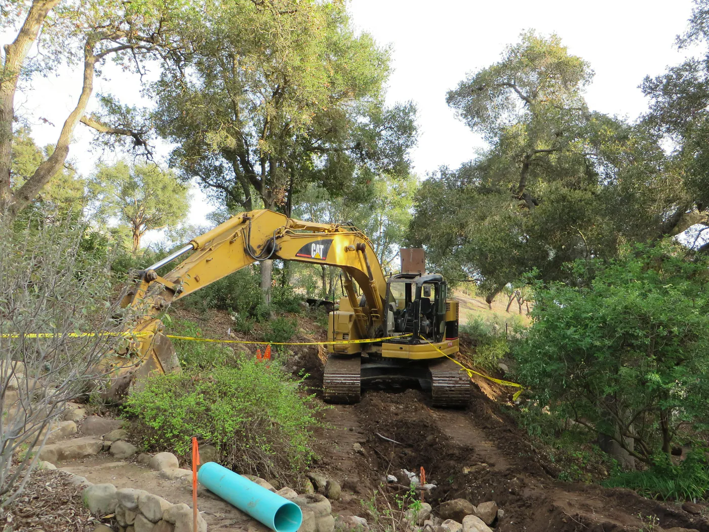 Sewer work