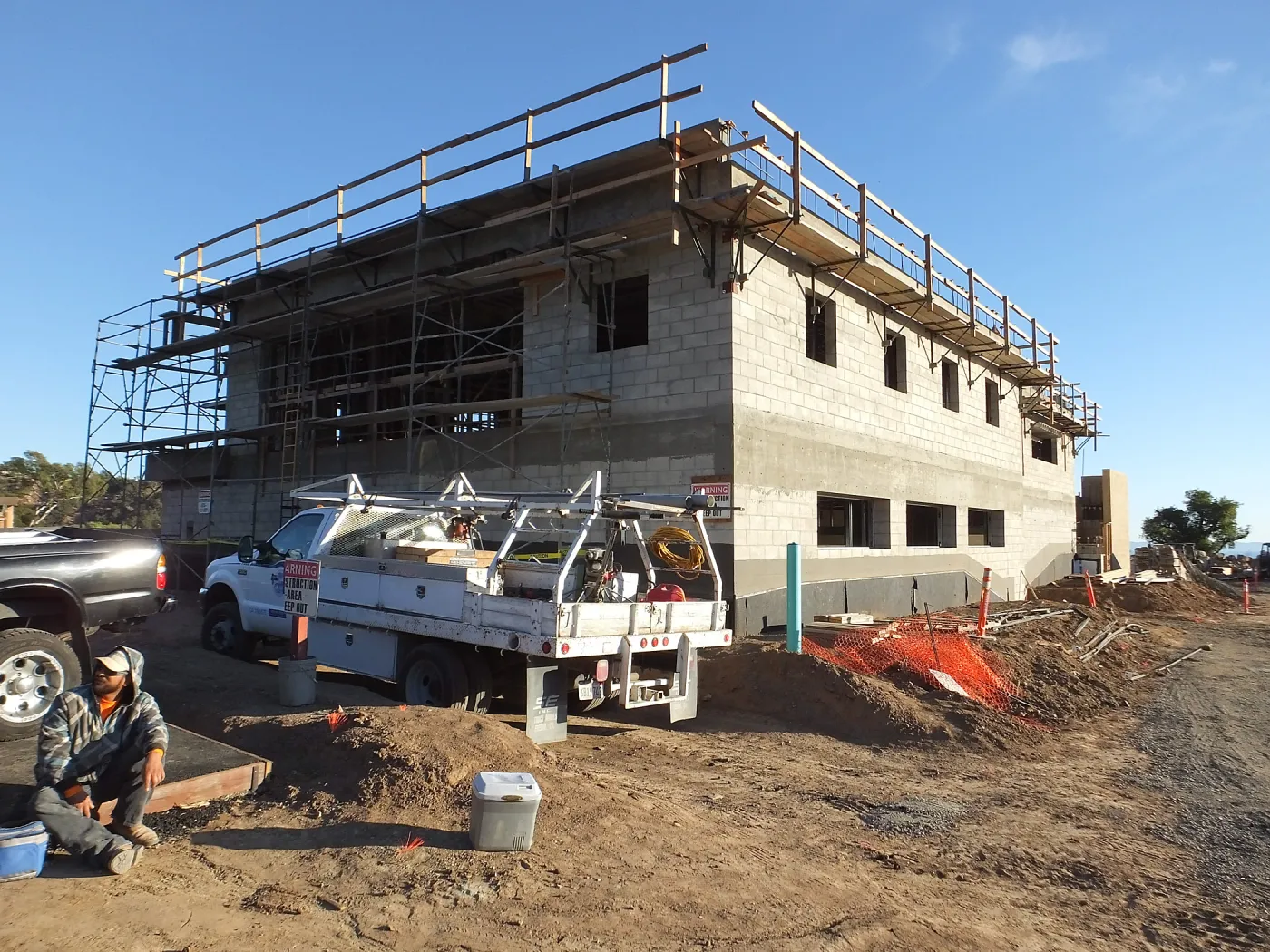 Pritzlaff Conservation Center Construction, Exterior looking southeast 