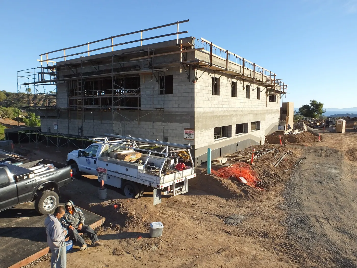 Pritzlaff Conservation Center Construction, Exterior looking southeast 