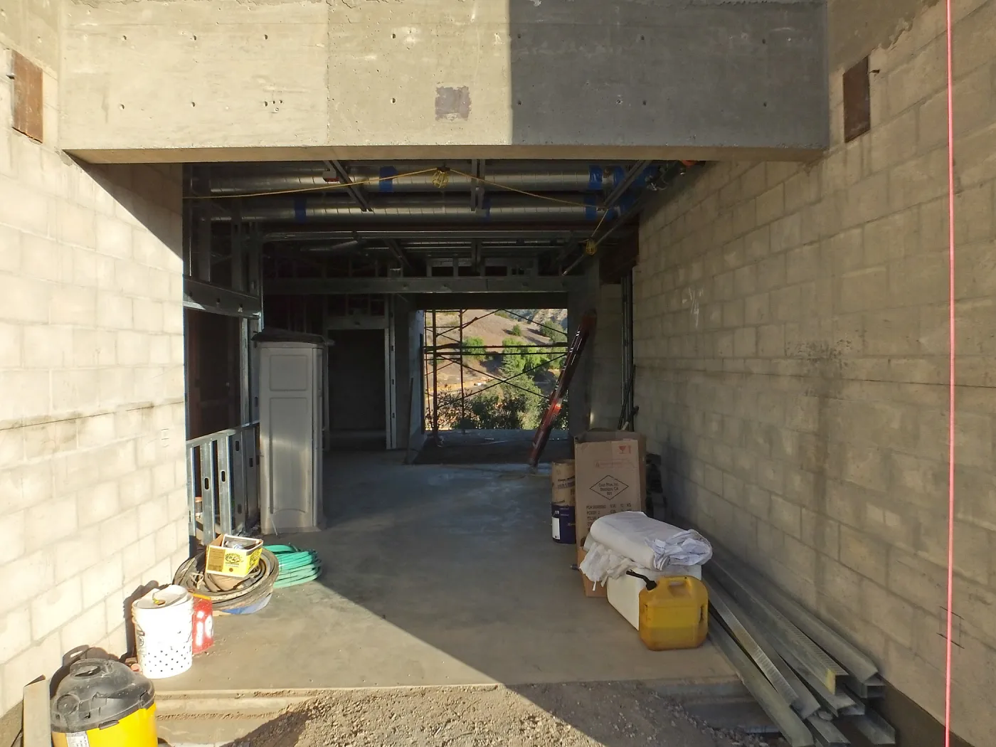 Pritzlaff Conservation Center Construction, main entrance looking east 