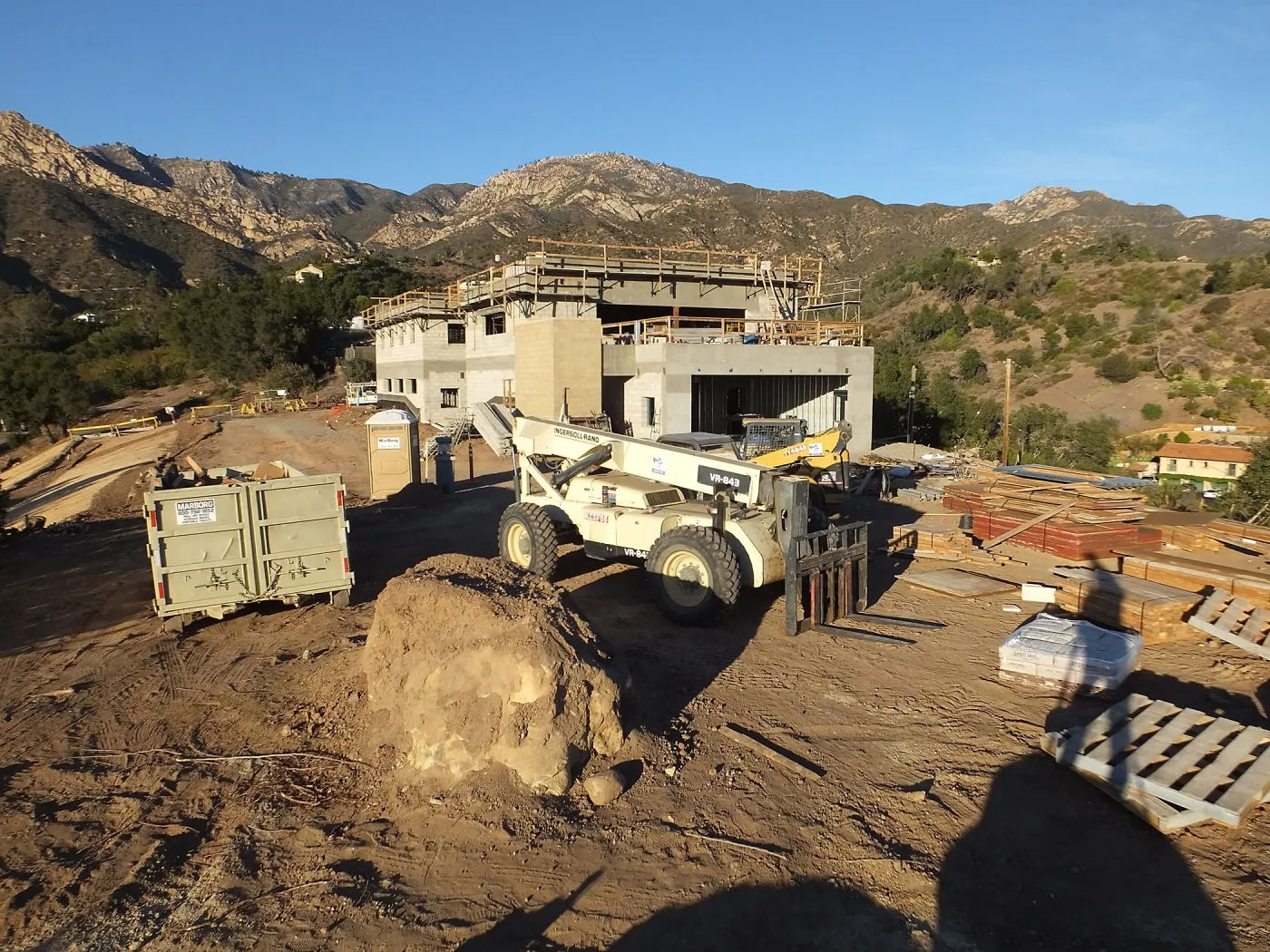 Pritzlaff Conservation Center Construction, Exterior looking northeast 