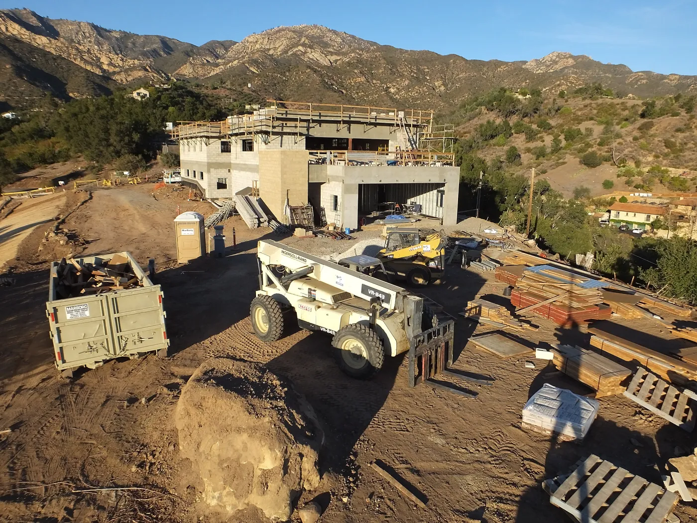 Pritzlaff Conservation Center Construction, Exterior looking northeast 