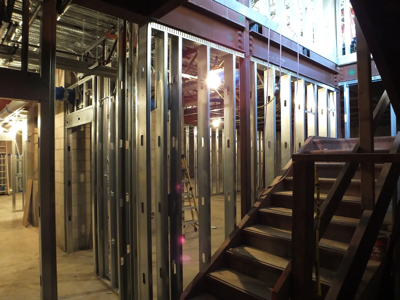 Pritzlaff Conservation Center Construction, looking northwest across Herbarium space 