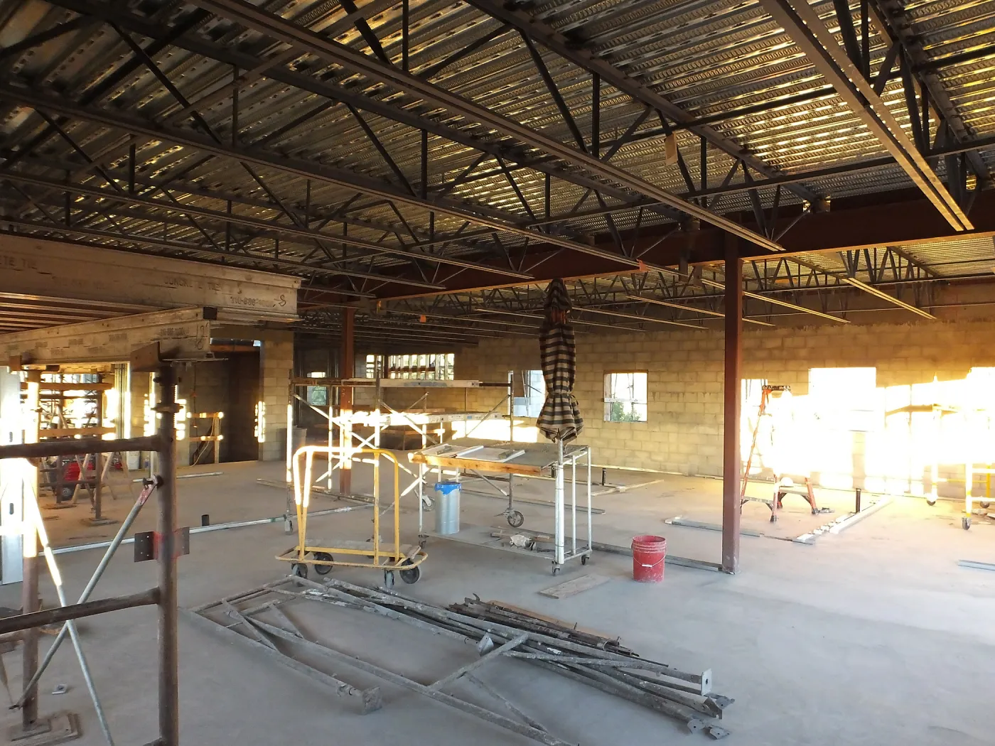 Pritzlaff Conservation Center Construction, looking northeast across Conference/Training area 
