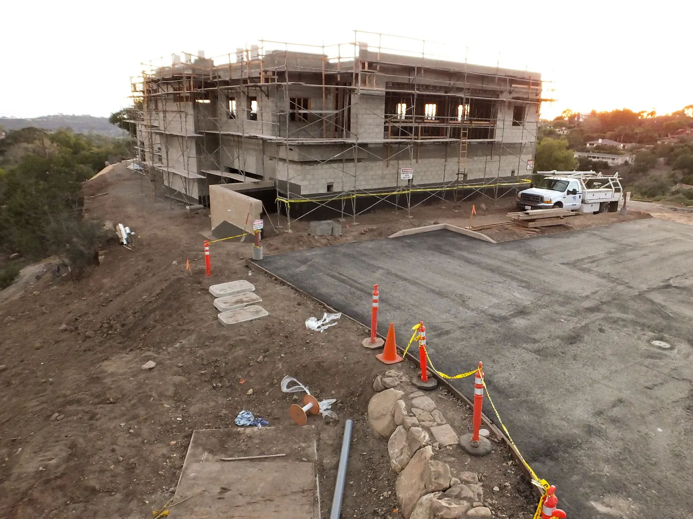 Pritzlaff Conservation Center Construction, exterior looking southwest 