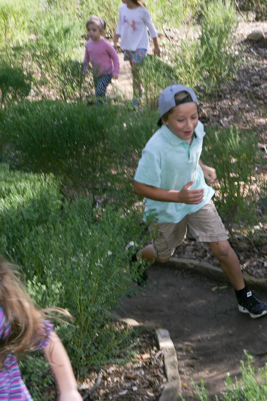 Children in the Centennial Maze