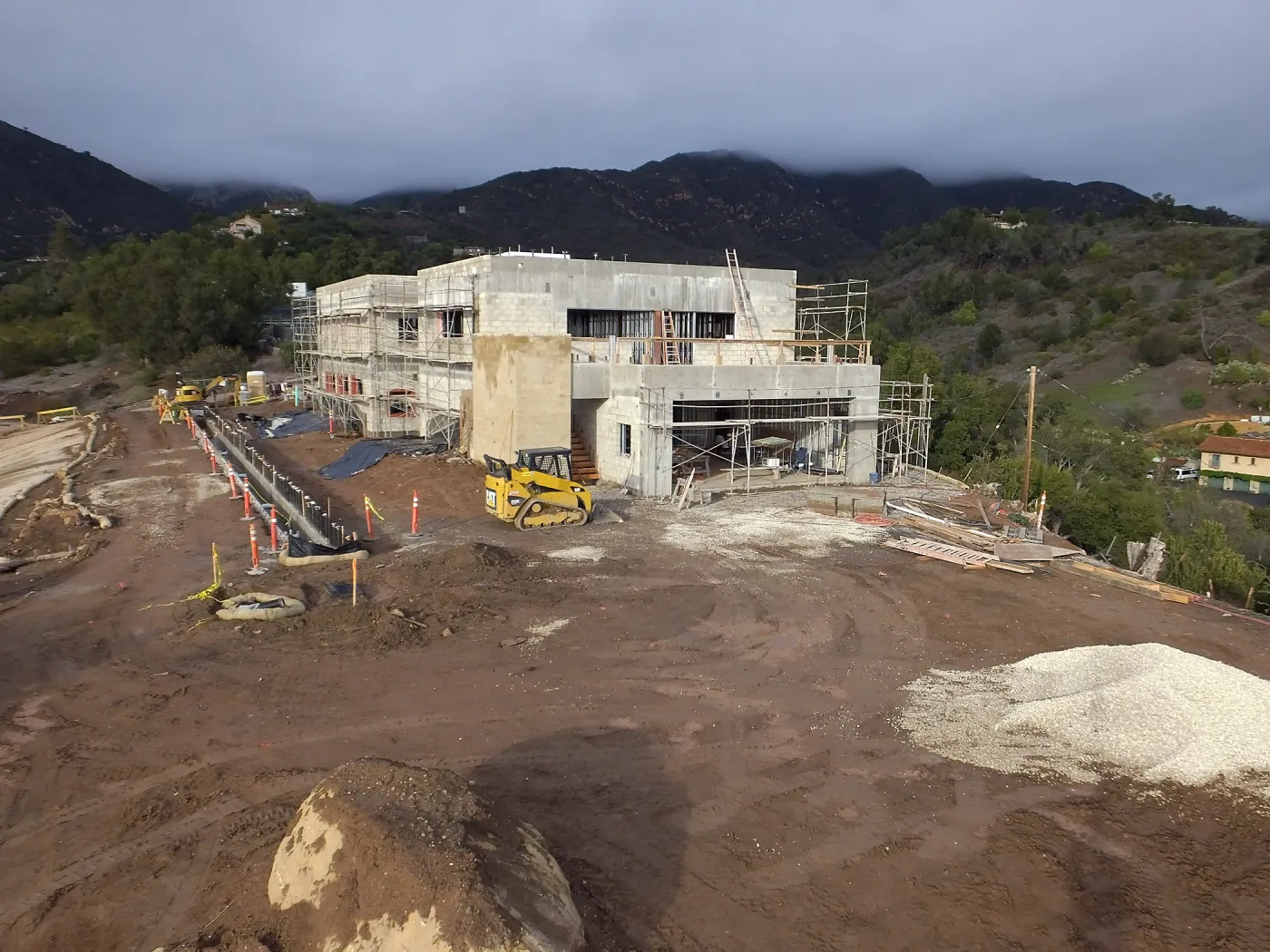 Pritzlaff Conservation Center Construction, Exterior looking northeast