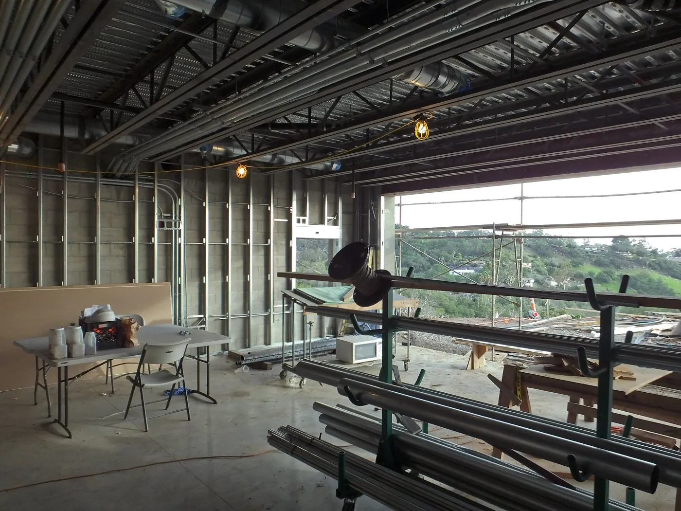 Pritzlaff Conservation Center Construction, Exhibit Room, looking southeast