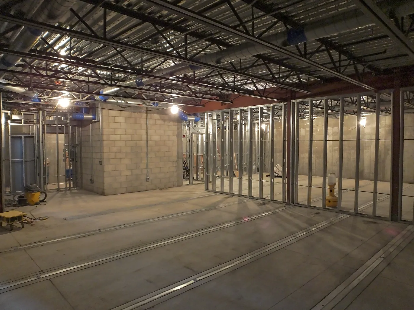 Pritzlaff Conservation Center Construction, looking southwest across Herbarium area